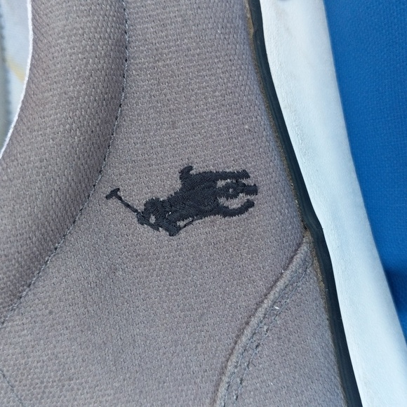 Polo Ralph Lauren Men's Canvas Shoes 9.5 Gray - Picture 6 of 6